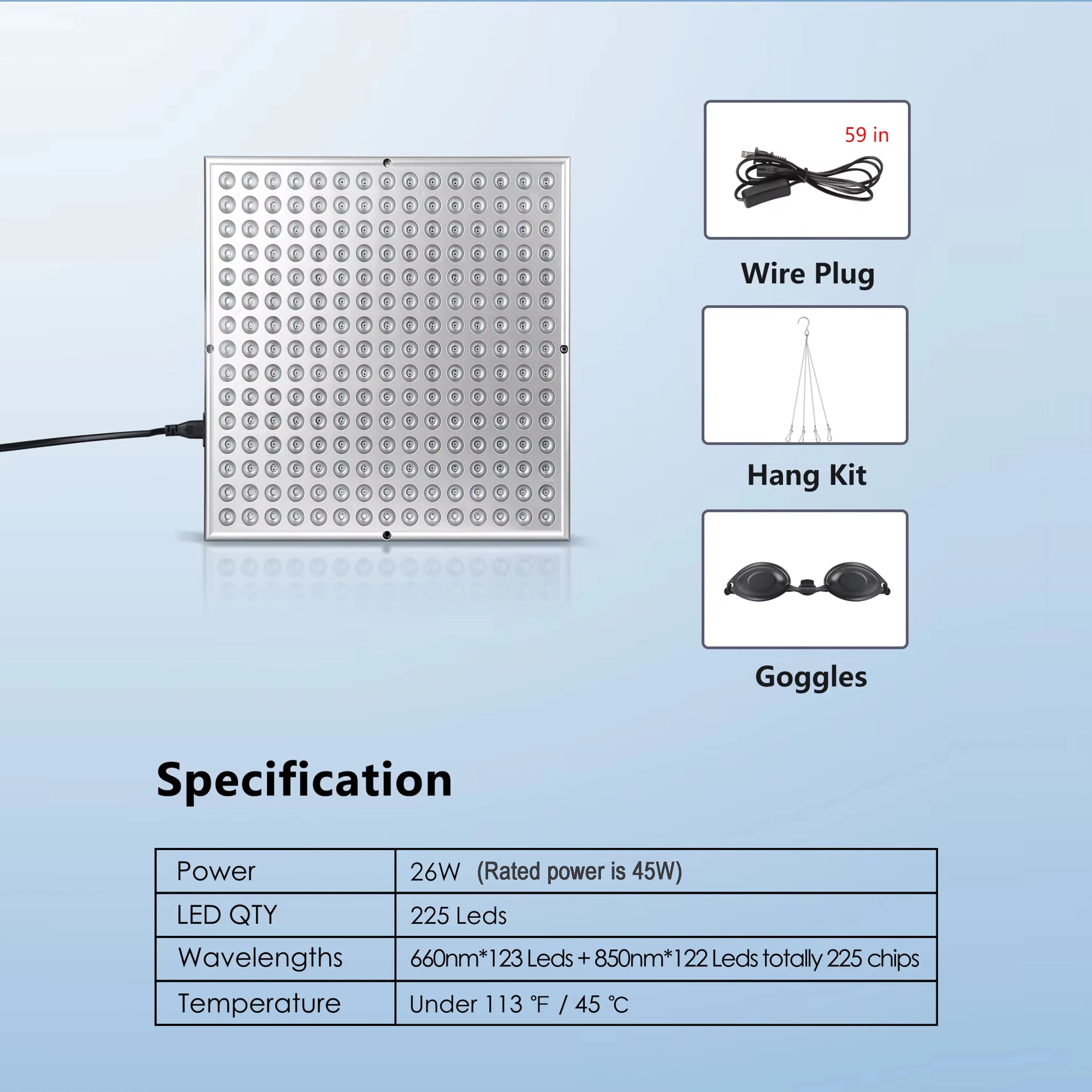 Panel Led Infrarrojo